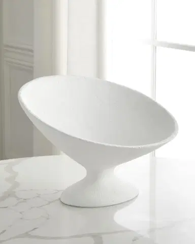 Old World Design Emelia Oval Gesso Display Bowl | Thumbnail 1