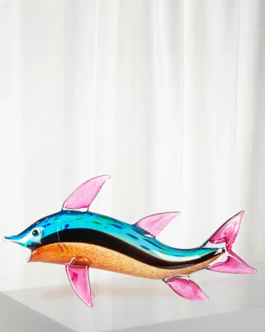 Dale Tiffany Akala Fish Art Glass Sculpture | Thumbnail 1