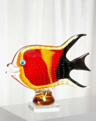 Dale Tiffany Bora Fish Art Glass Figurine | Thumbnail 1
