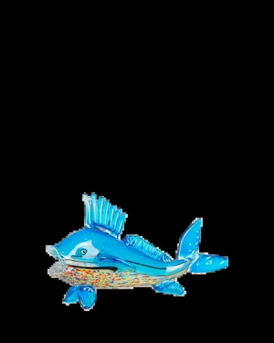 Dale Tiffany Coronado Art Glass Fish Figurine | Thumbnail 2