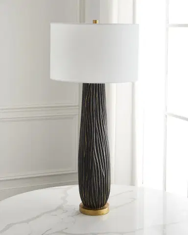 Old World Design Heritage Buffet Lamp With Golden Accents | Thumbnail 1 Old World Design Heritage Buffet Lamp With Golden Accents | Thumbnail 1