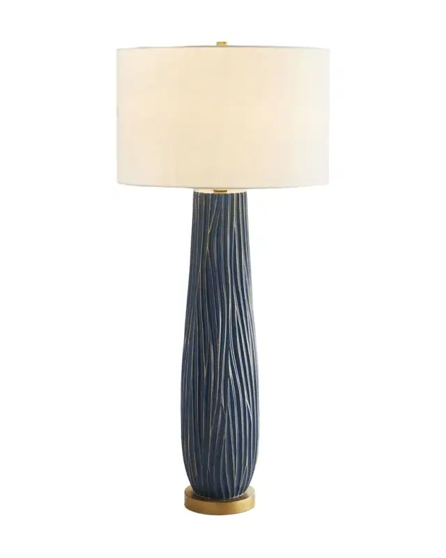 Heritage Buffet Lamp With Golden Accents