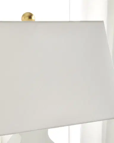 Old World Design Haley 27" Gloss White Table Lamp | Thumbnail 3 Old World Design Haley 27" Gloss White Table Lamp | Thumbnail 3