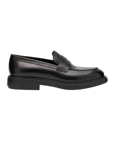 Ferragamo Men's Leather Rubber-Sole Penny Loafers | Thumbnail 1