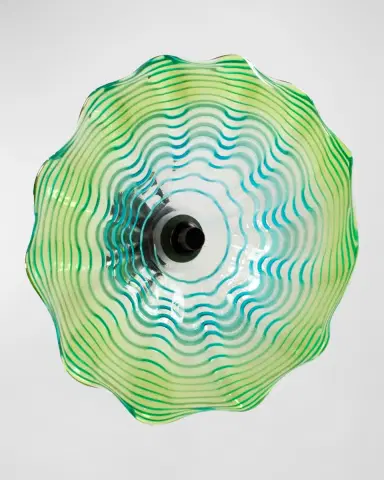 Dale Tiffany Milagra Art Glass Wall Decor, 12" Round | Thumbnail 2 Dale Tiffany Milagra Art Glass Wall Decor, 12" Round | Thumbnail 2