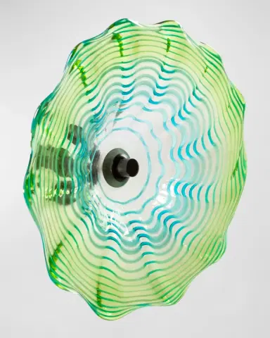 Dale Tiffany Milagra Art Glass Wall Decor, 12" Round | Thumbnail 3 Dale Tiffany Milagra Art Glass Wall Decor, 12" Round | Thumbnail 3