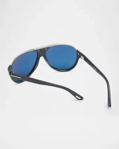 Tom Ford Men's Dimitry Polarized Acetate Sunglasses | Thumbnail 2