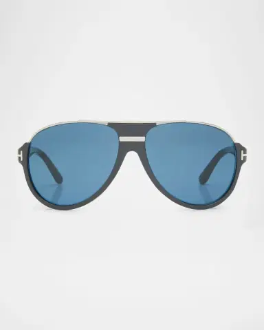 Tom Ford Men's Dimitry Polarized Acetate Sunglasses | Thumbnail 3