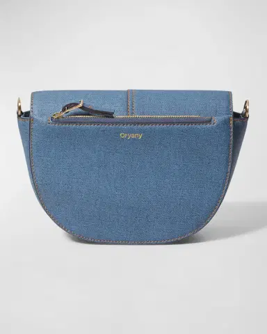Oryany Lottie Denim Saddle Crossbody Bag | Thumbnail 5 Oryany Lottie Denim Saddle Crossbody Bag | Thumbnail 5