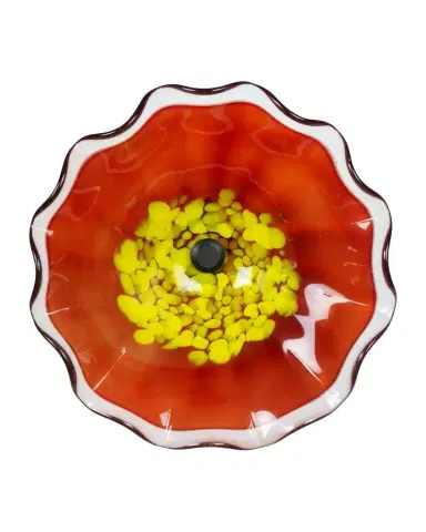 Dale Tiffany Fiore Art Glass Wall Decor, 12" Round | Thumbnail 1 Dale Tiffany Fiore Art Glass Wall Decor, 12" Round | Thumbnail 1