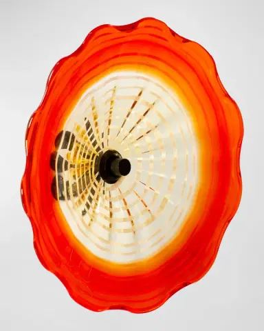 Dale Tiffany Milagra Art Glass Wall Decor, 12" Round | Thumbnail 3 Dale Tiffany Milagra Art Glass Wall Decor, 12" Round | Thumbnail 3