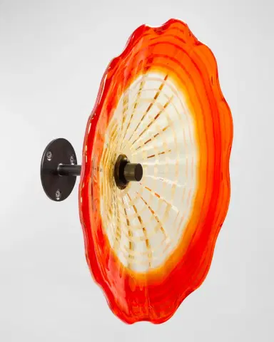 Dale Tiffany Milagra Art Glass Wall Decor, 12" Round | Thumbnail 4 Dale Tiffany Milagra Art Glass Wall Decor, 12" Round | Thumbnail 4
