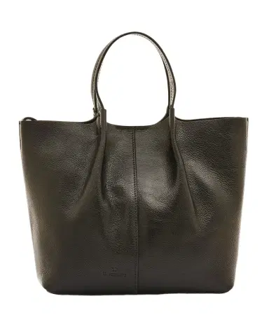 Il Bisonte Nina Small Pleated Leather Tote Bag | Thumbnail 1