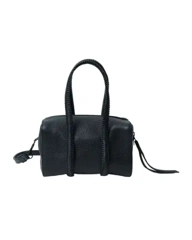 Callista Mini Bowling Grained Leather Top-Handle Bag | Thumbnail 1 Callista Mini Bowling Grained Leather Top-Handle Bag | Thumbnail 1