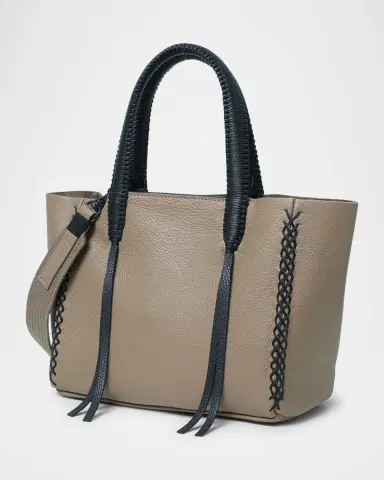 Callista Mini Grained Leather Tote Bag | Thumbnail 3 Callista Mini Grained Leather Tote Bag | Thumbnail 3