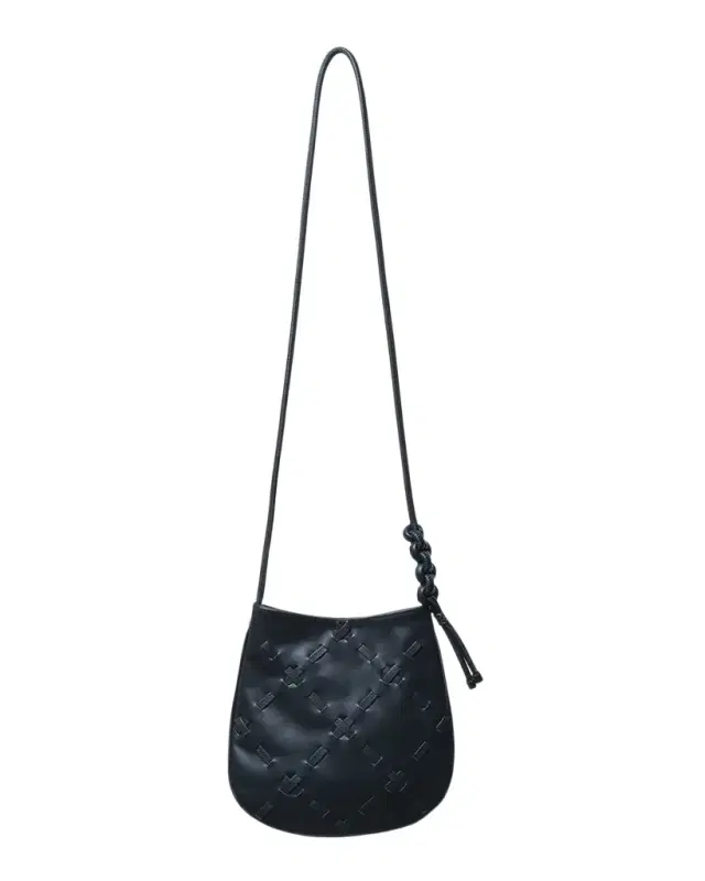 Scala Woven Leather Crossbody Bag