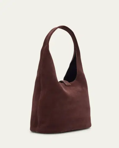 Simkhai Khai Buckle Suede Hobo Bag | Thumbnail 8