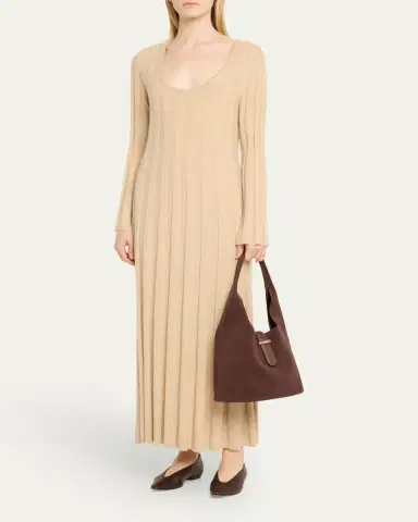 Simkhai Khai Buckle Suede Hobo Bag | Thumbnail 10