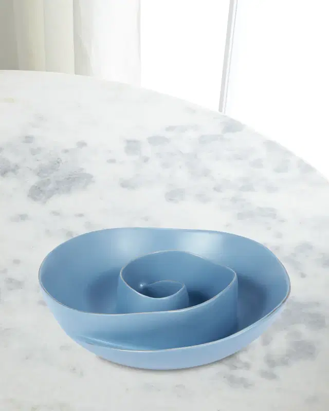 Old World Design Small Decorative Swirl Bowl