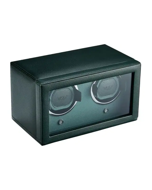 WOLF Cub Double Watch Winder with Cover