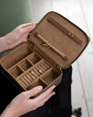 Wolf Ida Travel Zip Jewelry Case | Thumbnail 4 Wolf Ida Travel Zip Jewelry Case | Thumbnail 4