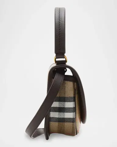 Burberry Highlands Check Jacquard Top-Handle Bag | Thumbnail 4