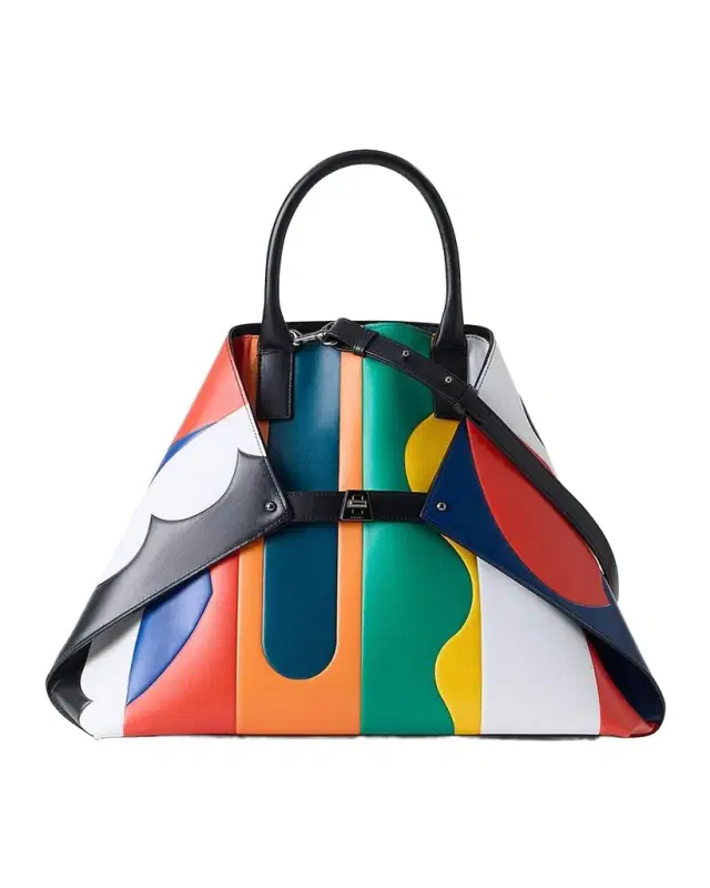 Ai Medium Patchwork Leather Tote Bag