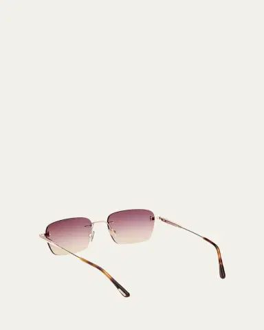 TOM FORD Jake 54mm Rectangular Sunglasses | Thumbnail 2 TOM FORD Jake 54mm Rectangular Sunglasses | Thumbnail 2