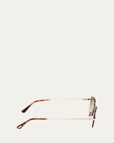 TOM FORD Jake 54mm Rectangular Sunglasses | Thumbnail 4 TOM FORD Jake 54mm Rectangular Sunglasses | Thumbnail 4