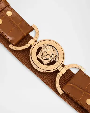 Versace Medusa '95 Elastic Belt | Thumbnail 3