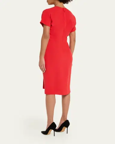 Giorgio Armani Washed Silk Asymmetric Midi Dress | Thumbnail 3 Giorgio Armani Washed Silk Asymmetric Midi Dress | Thumbnail 3