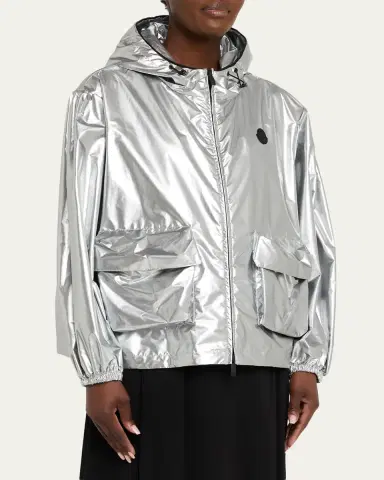 Moncler Ylang Hooded Bomber Jacket | Thumbnail 4