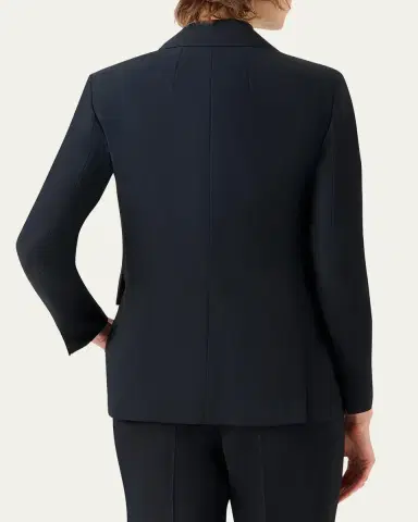 Akris Malik Cool Wool Single-Breasted Jacket | Thumbnail 3