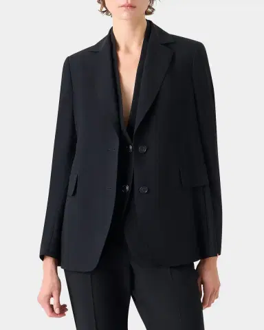Akris Malik Cool Wool Single-Breasted Jacket | Thumbnail 8