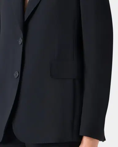 Akris Malik Cool Wool Single-Breasted Jacket | Thumbnail 9