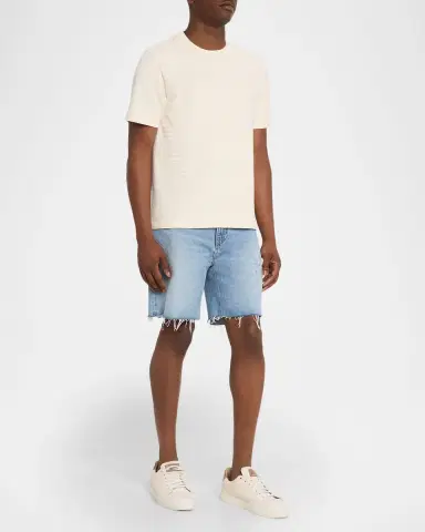 Frame Men's Cotton Jacquard Crewneck T-Shirt | Thumbnail 2