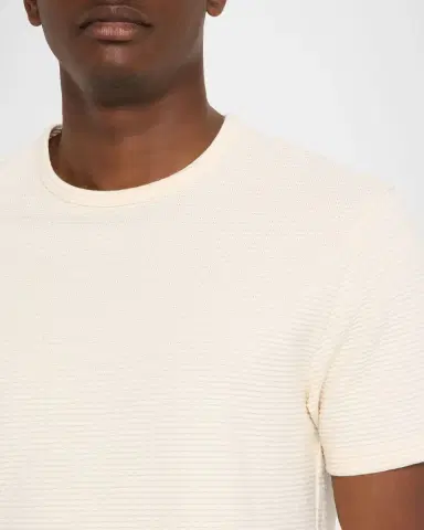 Frame Men's Cotton Jacquard Crewneck T-Shirt | Thumbnail 5