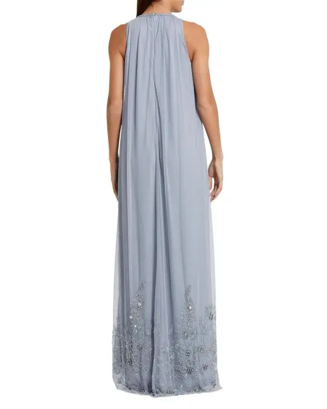 Mac Duggal Embellished Tulle Trapeze Gown