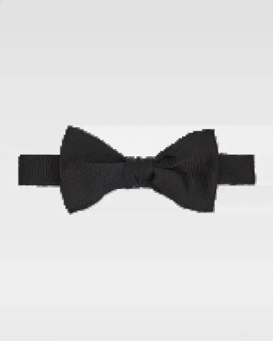 Kiton Men 's Silk Satin Bow Tie | Thumbnail 2 Kiton Men 's Silk Satin Bow Tie | Thumbnail 2