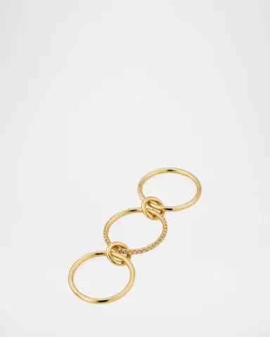 Spinelli Kilcollin 18K Yellow Gold Sonny 3 Link Ring | Thumbnail 4
