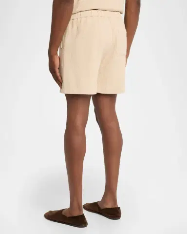 FRAME Men's Open Weave Textured Pull-On Shorts | Thumbnail 3 FRAME Men's Open Weave Textured Pull-On Shorts | Thumbnail 3