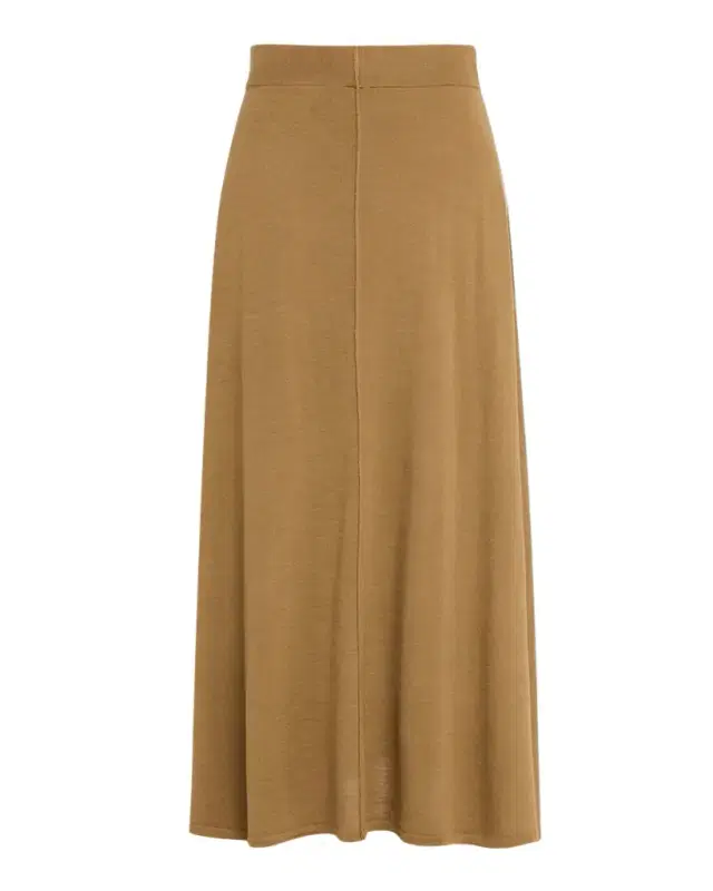 Fine Wool Silk Handkerchief Hem Skirt