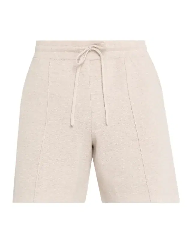 Men 's Double-Knit Cotton and Cashmere Drawstring Shorts