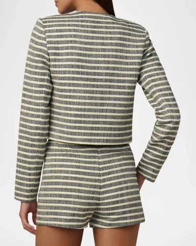 Joe 's Jeans Talia Stripe Tweed Jacket | Thumbnail 5 Joe 's Jeans Talia Stripe Tweed Jacket | Thumbnail 5