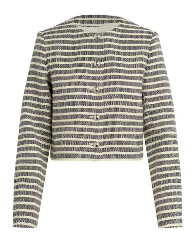 Joe 's Jeans Talia Stripe Tweed Jacket | Thumbnail 1 Joe 's Jeans Talia Stripe Tweed Jacket | Thumbnail 1