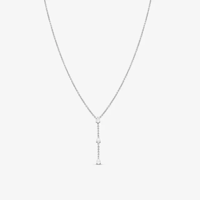 Roberto Coin Roberto Coin 18K White Gold Lariat Diamond Necklace by The Solist