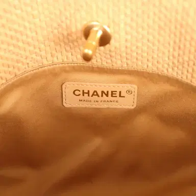 Chanel Chanel Small Coco Shopping Bag Raffia and Black Calfskin Antique Gold Hardware | Thumbnail 9 Chanel Chanel Small Coco Shopping Bag Raffia and Black Calfskin Antique Gold Hardware | Thumbnail 9
