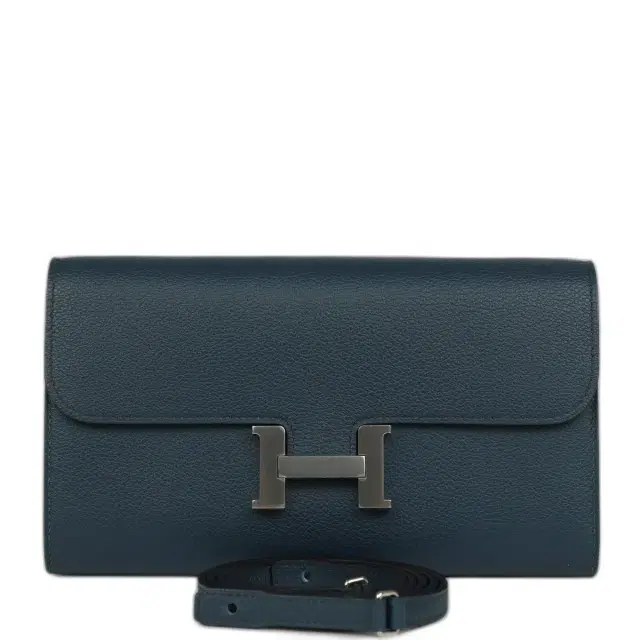 hermes Hermes Constance Wallet To Go  Bleu De Prusse Evercolor Palladium Hardware