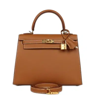 HERMÈS Hermes Kelly Sellier 25 Gold Epsom Gold Hardware | Thumbnail 1 HERMÈS Hermes Kelly Sellier 25 Gold Epsom Gold Hardware | Thumbnail 1