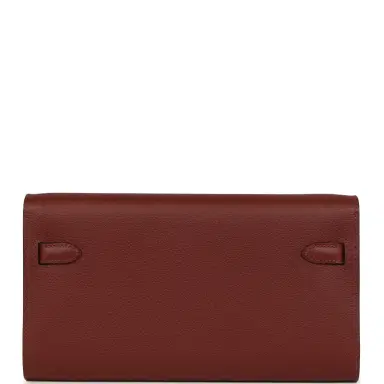 HERMÈS Hermes Kelly Wallet To Go Rouge H Evercolor Gold Hardware | Thumbnail 4 HERMÈS Hermes Kelly Wallet To Go Rouge H Evercolor Gold Hardware | Thumbnail 4